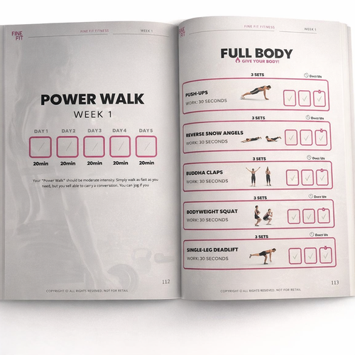 Fine Fit Fitness 6 Week Transformation Guide Total Body Recovery Meal Planner