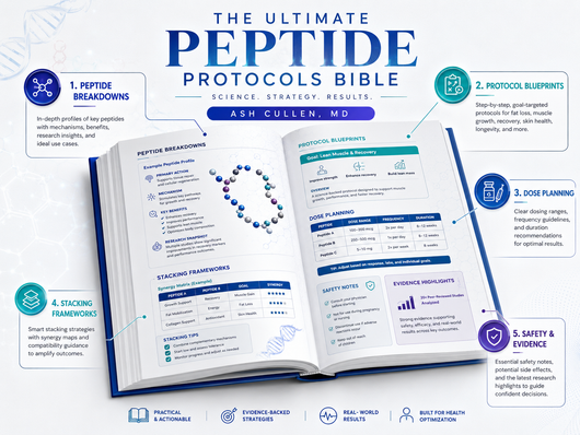 The Ultimate Peptide Protocols Bible: The Complete MD-Authored Guide to Goal-Specific Protocols, Stacking Strategies, and Cycling Frameworks for Recovery, Performance, and Longevity